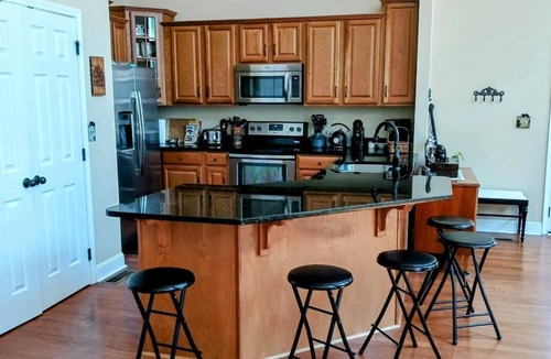 Hot Springs House | Pisgah National Forest back yard and a luxury Mountain home to relax in.