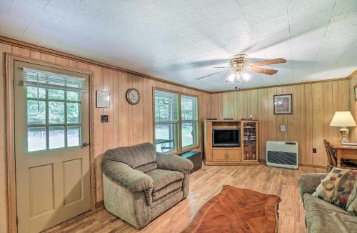 Marshall House | Porch and On-Site Creek Marshall Cabin Retreat