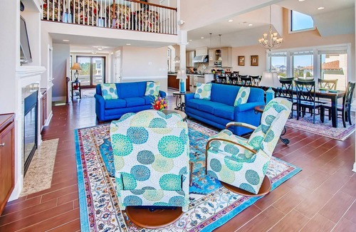 Salvo House | Premier Oceanfront Dog Friendly with Pool, Hot Tub, Elevator, Theater, Tiki Bar