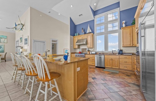 Hatteras House | Premier Oceanfront Dog Friendly w/Pool, Elevator, Hot Tub, Theater & Game Rooms
