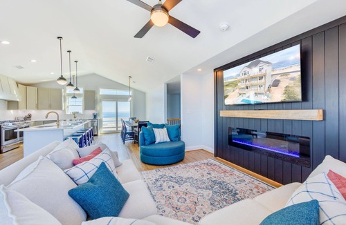 Hatteras House | Premier Oceanfront Dog Friendly w/Pool, Hot Tub, Elevator, Outdoor Lounge, More