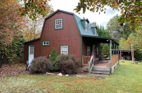 Barnardsville Cabin | Private Cabin: Mountain Views & Pond!🎣