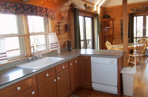 Lake Lure Cabin | Private Cabin with Views, Fenced Yard, Gameroom, Gas Fireplace, Central Location