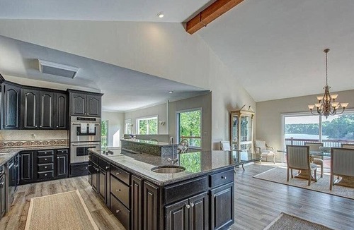 Steele Creek House | Private Lakeside Oasis - Newly Renovated - Spacious Interior - Movie Theater