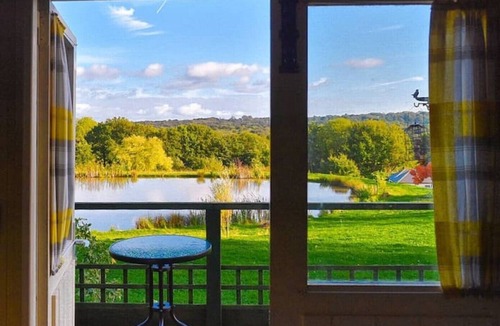 Hadlow Down House | Private, quiet en-suite hut, glorious views to South Downs, wild swimming.