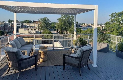 Greenville Apartment | Private Rooftop - Executive Condo - Historic Downtown Greenville