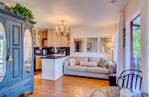 Otto Cottage | Quiet Secluded,Mountain view Cabin w/4 Private Falls & Trails!
