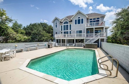 Pine Island House | Reflections | 750 ft from the beach | Private Pool, Hot Tub | Corolla