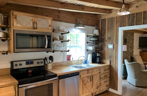 Hot Springs Cottage | Remodeled French Country Style Cottage Close to Hiking Trails and Hot Springs