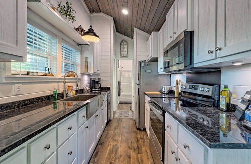 Franklin House | Rent all 3 tiny houses for a fun getaway with family or friends!