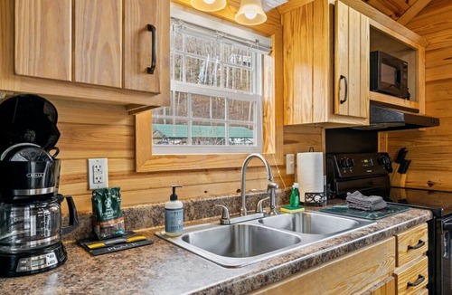 Dillsboro House | Riverfront Cabin with Deck and Fire Pit Near the Smoky Mountains!