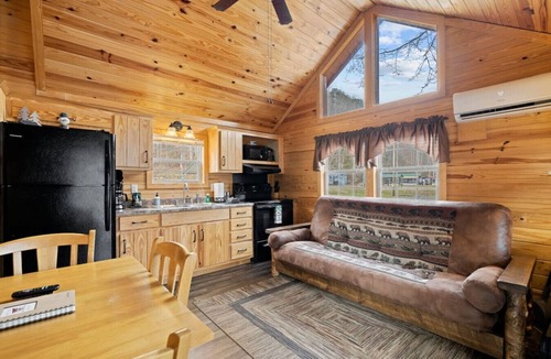 Dillsboro House | Riverfront Cabin with Deck and Fire Pit Near the Smoky Mountains!