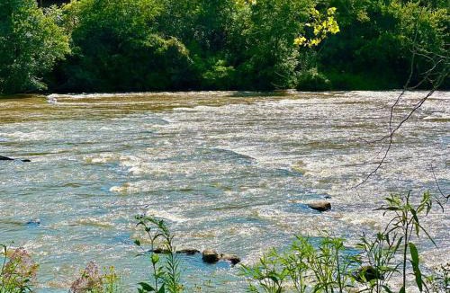 Franklin House | Riverside Relaxer w/Hot Tub+Fire Pit +Wifi & view