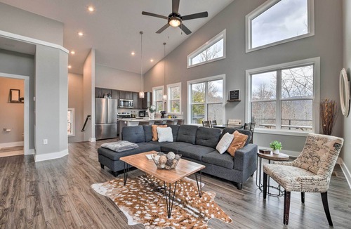 Sylva Cabin | Scenic Hillside Cabin in Sylva w/Hot Tub & Views!