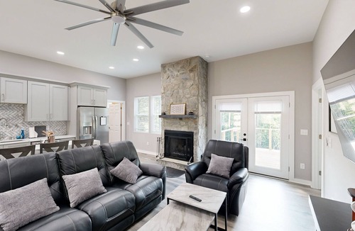 Roaring River House | Scenic Home- Close to water activities with fireplace, W/D, & AC
