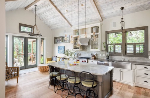 Folly Beach House | Sea Haven - Walkable Folly Beach Retreat with Heated Saltwater Pool & Peaceful Outdoor Spaces