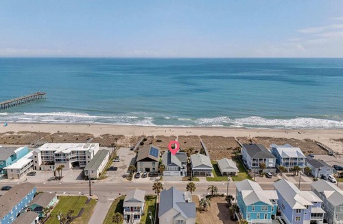 Kure Beach House | Sea Monster Ocean front with private pool, Kure Beach