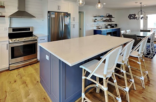 Topsail Beach House | Sea Ya Beaches | Canalfront + Covered Porch!