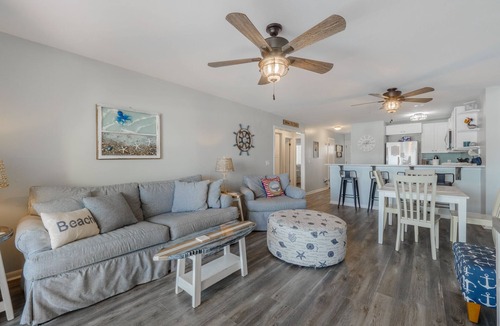 Kure Beach Condo | SeaBatical | Oceanfront + Summer Community Pool!