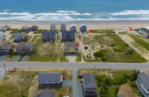 North Topsail Beach Condo | Seaclusion - Cozy 4 Bedroom Home; 2 Covered Porches; Elevator and Ocean Views!