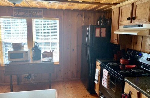 Lansing Cabin | Secluded and Private Cabin with Amazing Views. Hot tub and WiFi.