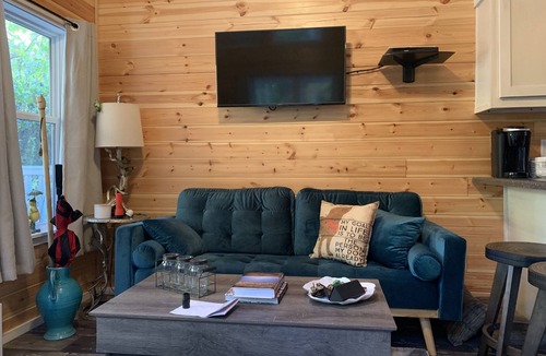 Franklin Cabin | Secluded Storybook Cabin -Dog Friendly with Fenced Yard and WIFI.