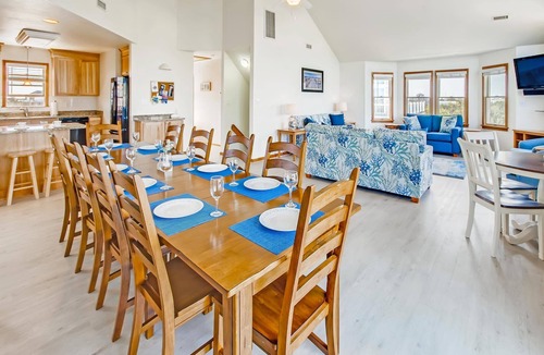 Waves House | Semi-Oceanfront Dog Friendly w/Pool, Hot Tub, Game Room, Theater, Tiki Bar