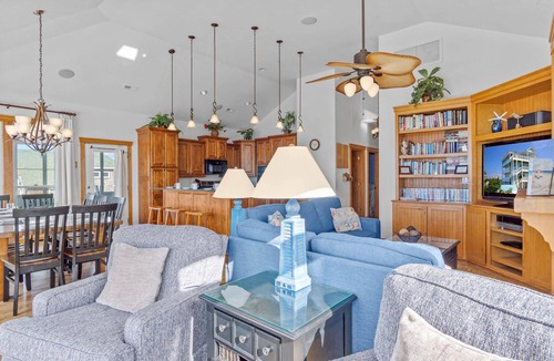 Wind Over Waves House | Semi-Soundfront-Pool, Hot Tub, Cmty Boat Ramp, Elevator, Media & Game Rms & More