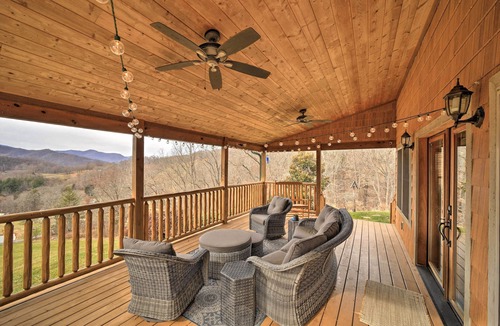 Canton House | Serene Canton Escape w/Hot Tub & Mtn Views!