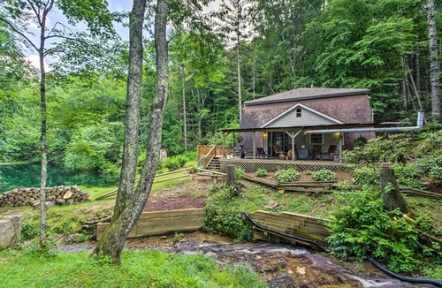 Todd House | Serene Todd Getaway w/Private Pond & Creek Views!