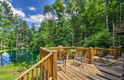 Todd House | Serene Todd Getaway with Private Pond and Creek Views!