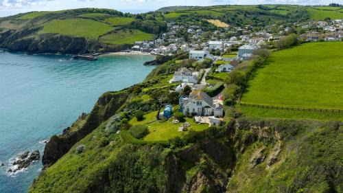 Gorran Haven House | Shepherd's Hut Gorran Haven Panoramic Ocean Views