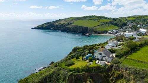 Gorran Haven House | Shepherd's Hut Gorran Haven Panoramic Ocean Views