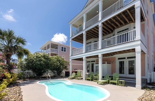 Pine Knoll Shores House | Shore Beats Workin', Almost Oceanfront House in Pine Knoll Shores, NC!