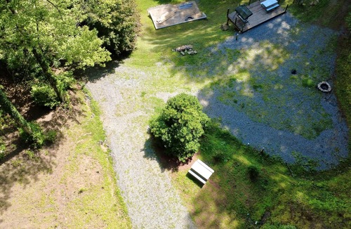 Robbinsville RV Rental | Site 2 – 50 Amp, Water, Sewer & Fire Ring