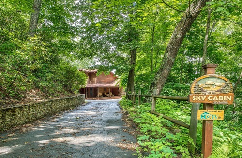Maggie Valley Cabin | Sky Cabin: Luxury, Gated, Sparkling Clean, featured on HGTV's "Log Cabin Living"