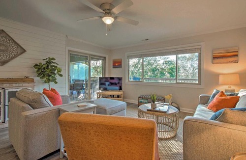Caswell Beach Apartment | Sound of the Sea Oak Island Condo with Pools!