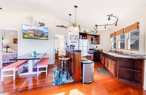 Brigands' Bay House | Soundfront Dog Friendly Tiki Hut w/Hot Tub, Smart TVs, and Private Sound Access