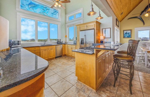 Hatteras House | Soundfront Hatteras Home with Hot Tub, Private Sound Access, and Boat Slips