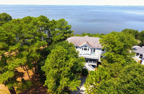 Corolla Light House | Soundfront, Sound views, Private Pool, Hot Tub! 509, Friday Harbor
