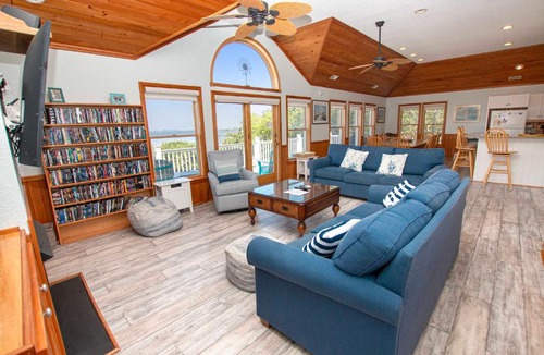 Corolla Light House | Soundfront, Sound views, Private Pool, Hot Tub! 509, Friday Harbor