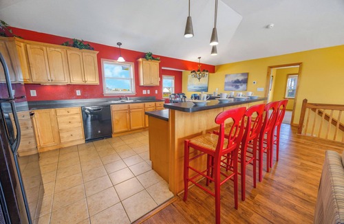 Wind Over Waves House | Soundside Dog Friendly Home w/Pool, Hot Tub, Game Room, Community Boat Ramp