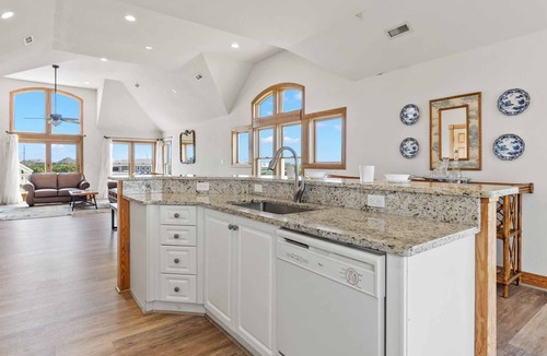 Kinnakeet Shores House | Soundside Dog Friendly w/Pool, Hot Tub, Community Pool and Tennis/Pickleball