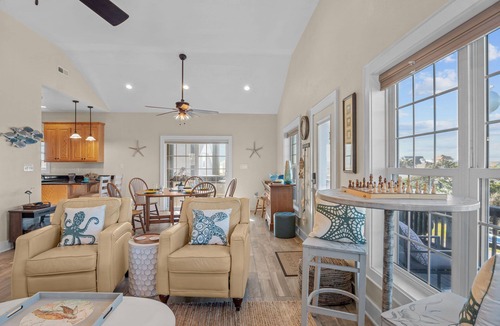 Hatteras House | Soundside Home with Elevator, Watersports Gear, Community Marina, Beach Nearby