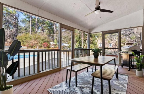 Southern Pines House | Southern Pines Getaway with Pool & Movie Theater!