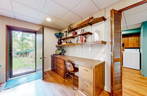Flat Rock House | Spacious country home with firepit, patio, foosball, amazing views, & W/D