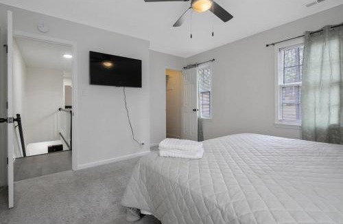 Terry Sanford House | Spacious Family Oasis with Hot Tub & Game Tables