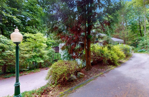 Black Mountain House | Spacious Hillside Home with Huge Decks, Great View & ADA Access