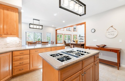 Brevard House | Spacious lake home with firepit, 3 fireplaces, pool table & shared amenities
