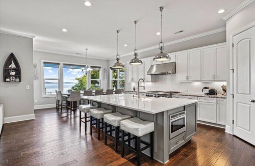 Denver House | Spacious, luxurious Port Royale Lakefront, water access and a massive Dock, wide lake view sleeps 22